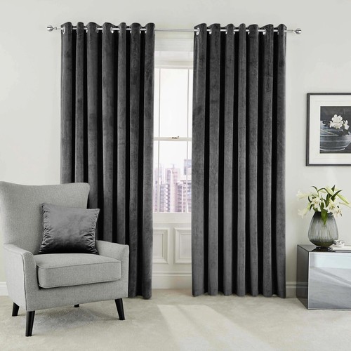 Luxury velvet curtains pair - luxury, of