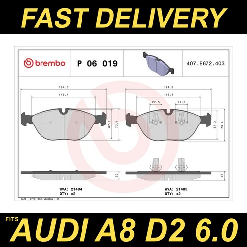 Brembo brake pads set fits - pads,