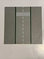 LEGO Base Plate Building Board 32 x 32 Studs Grey Road Straight 606p02 Vintage