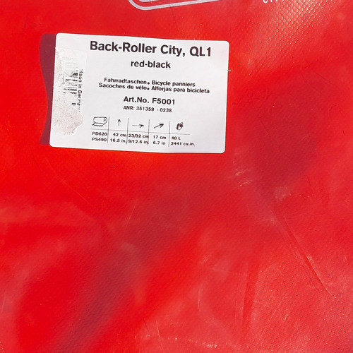 Ortlieb back roller city ql1 - ortlieb, back-roller