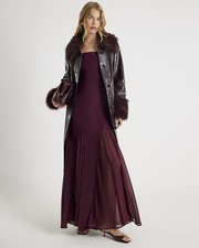 River Island Womens Red Maxi