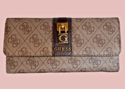 Guess ginevra logo clutch - guess,
