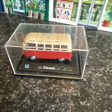 Hongwell Cararama 1:72 Volkswagen Classic Bus Red Cream