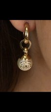 CHANEL Pearl Drop Earrings CC