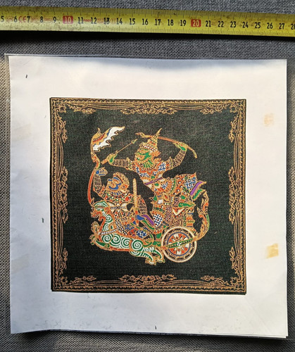 Thai painting textile - on,