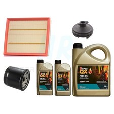 7L TRIPLE QX OIL AIR SERVICE KIT PACK FOR FORD MONDEO ZETEC 2.0 TDCI 2014+