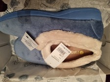 Ladies Pavers Slippers Blue