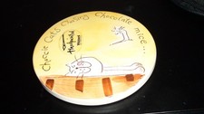 Whittard Ceramic cat coaster -