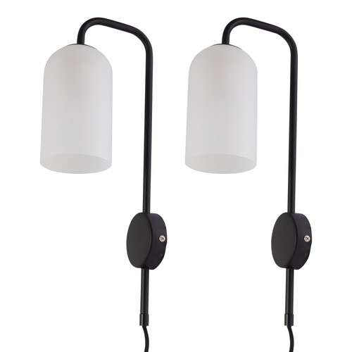 Set modern black plug in - of,