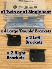 VW Transporter T5 T6 - REINFORCEMENT PLATE BRACKETS - x1 Twin OR x1 Single Seat