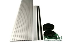 Campervan Silver Tambour Door