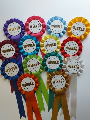 Tier winner rosettes - ,