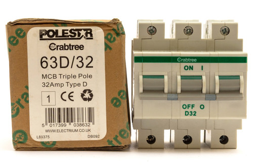 Crabtree polestar 63d 32a d - crabtree,