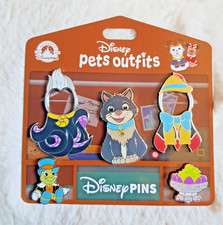 Disney Pins Pets costume Outfits Lucifer Ursula Pinocchio Jiminy Cricket