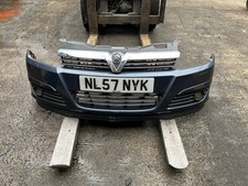 2007 VAUXHALL ASTRA FRONT BUMPER + GRILLE + FOG LAMPS IN BLUE