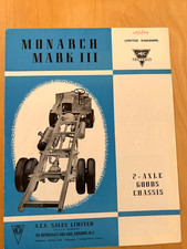 AEC  LORRY /TRUCK  BROCHURE -  MONARCH MARK 11 - 1954