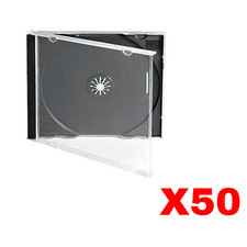 50 x CD JEWEL CASES COMPLETE