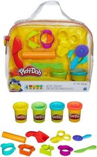 Play-Doh Starter Set 9 Tools 4 Tubs Playdoh Storage Bag 3+ Imagination Creative