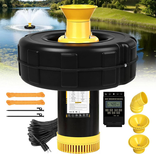 Pond fountain aerator 1hp - pond,