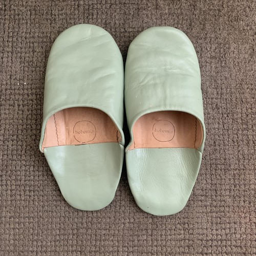 Moroccan leather slippers - ,