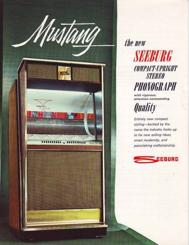 Seeburg mustang phonograph - seeburg,