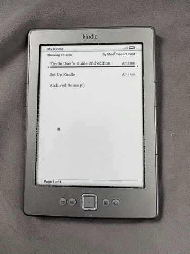 Amazon kindle 4th gen - kindle, d01100
