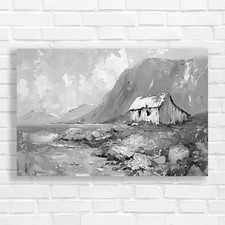 Scenic Lakeside Cabin Black