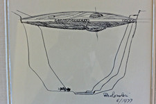 Paolo Soleri Signed Drawing