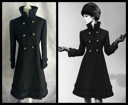 Vintage 1960s mod black - 1960s,