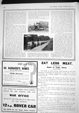 Original Old Antique Print