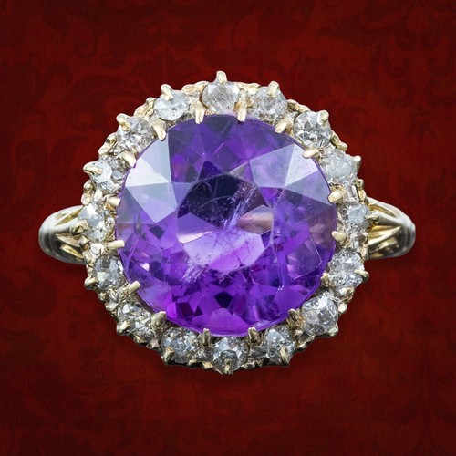 Antique victorian amethyst - victorian,