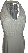 Vintage cream beaded top