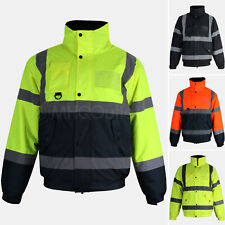 Hi Vis Bomber Jacket High