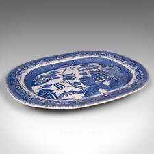 Antique Willow Pattern Serving