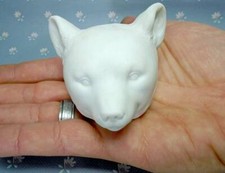 Bears head German bisque