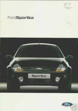 Ford SportKa 2003-04 UK Market Sales Brochure Standard SE