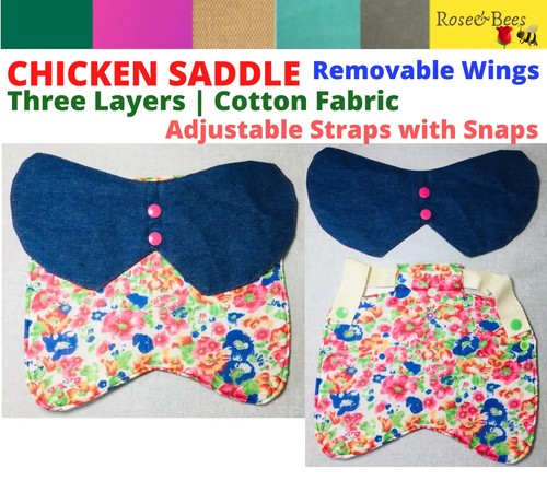Chicken saddle adjustable - chicken,