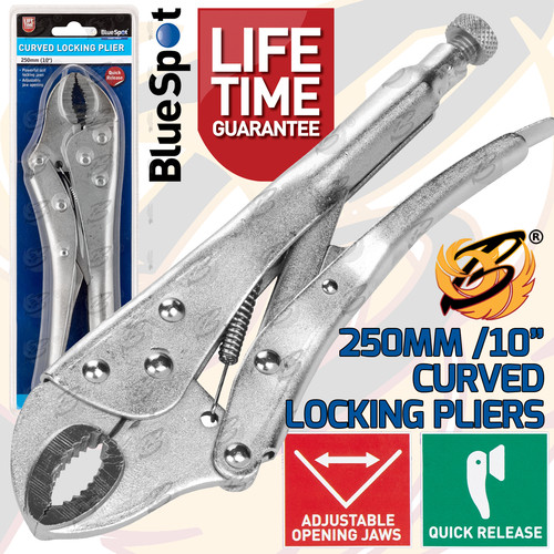 Locking pliers curved jaw - pliers, 10"