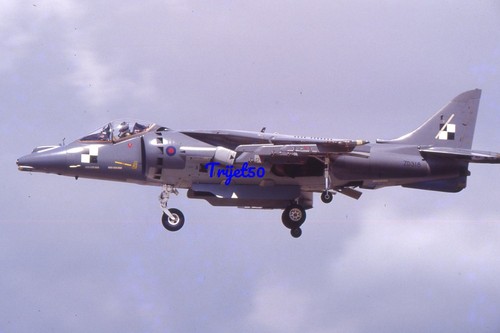 35mm aircraft slide harrier - aircraft,