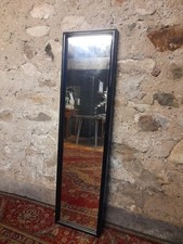 ORIGINAL VINTAGE  EBONISED TAILORS MIRROR VINTAGE HABERDASHERY MIRROR