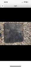 Reclaimed Cast Iron Manhole Drain Cover 600mm x 600mm  & frame  Clark Lid