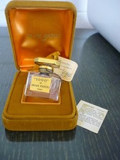 VINTAGE JOY 1000 DE JEAN PATOU PARIS MINIATURE BOTTLE CASE NUMBERED PAPER RIBBON