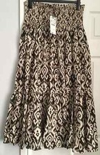 ZARA LONG PRINTED SKIRT ~Size