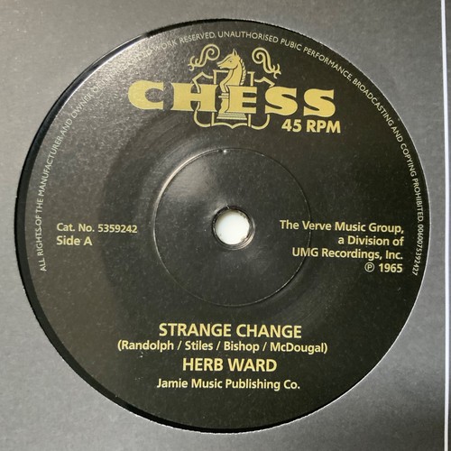 Herb ward strange change - -,