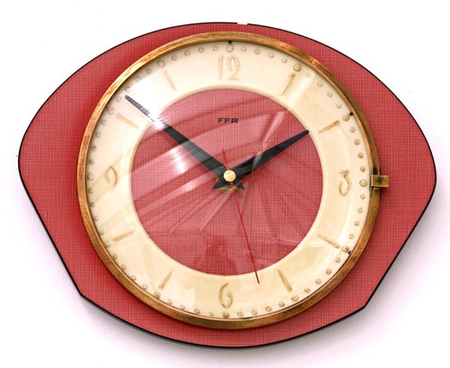 Vintage 25cm french wall clock - 25cm,