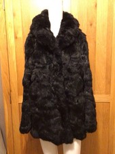 Vintage Coney Fur Coat Women