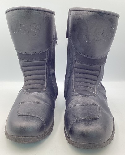 Motorcycle boots black - &,