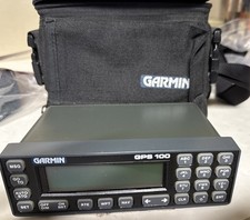 Garmin Aviation GPS-100 GPS Unit w/ Bag Avionics (Not Tested)