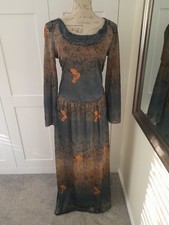 Vintage Kitty Copeland Marisa Vintage 60's/70's Romantic Dress Size approx 8-10