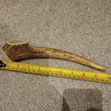 REAL RED DEER ANTLER SECTION EXTRA LONG FOR A KNIFE HANDLE OR DOG CHEW